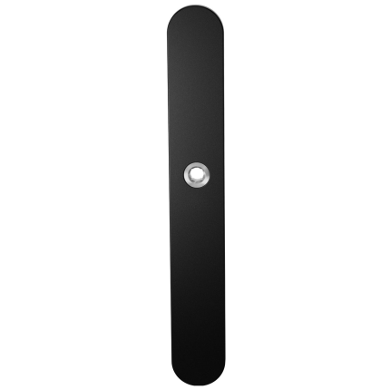GPF8100.70R zwart langschild afg. blind