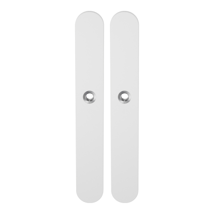 GPF8100.80 wit langschild afg. blind