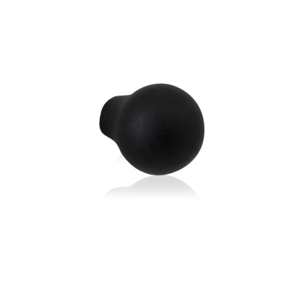 GPF8500 zwart meubelknop rond