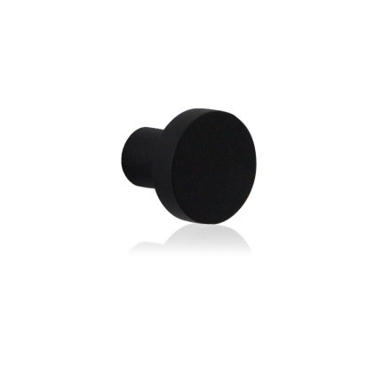 GPF8504 zwart meubelknop rond