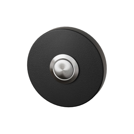 GPF8827.09 zwart deurbel rond