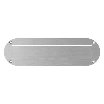 GPF9837.09 RVS tochtklep 350x100x2,5 OV