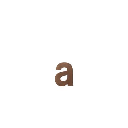 GPF9800.A2 bronze letter a/ 116 mm