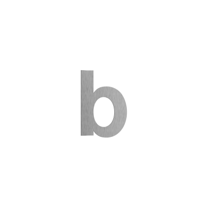 GPF9800.09 RVS letter b/ 156 mm