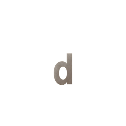 GPF9800.A3 mocca letter d/ 156 mm
