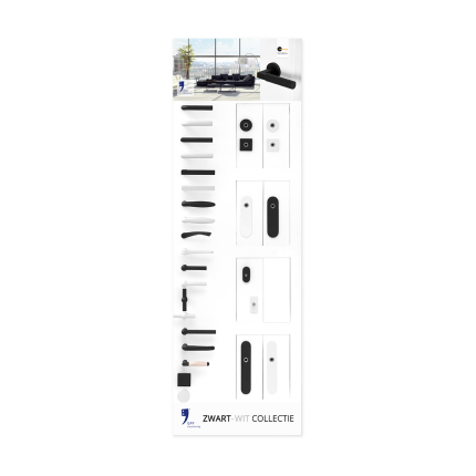 GPF CombiVari Wanddisplay Zwart/Wit