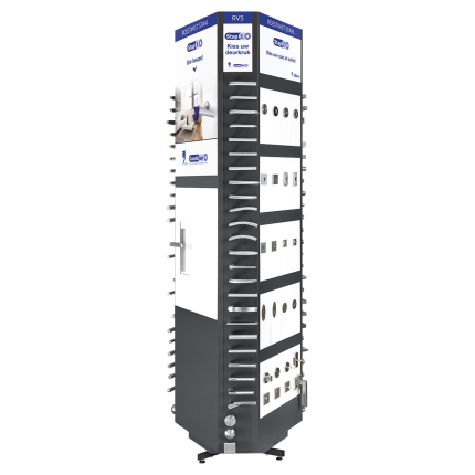 GPF CombiVari display RVS THREEantraciet