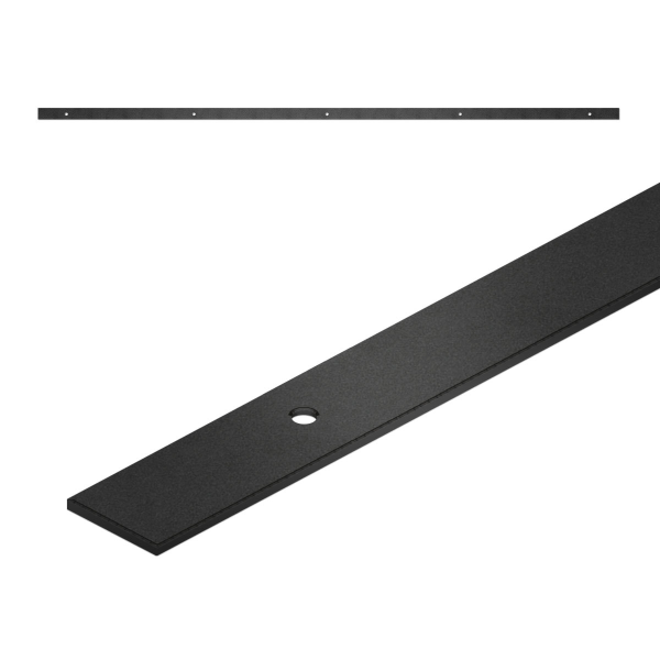 GPF0570.61 schuifdeurrail zwart
