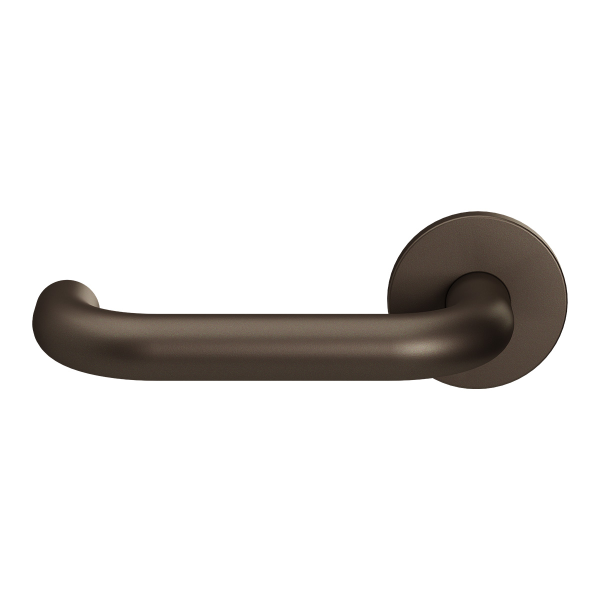 GPF105VRA1 Dark blend U-model 19mm deurkruk op rozet 53x6mm linkswijzend