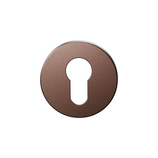 Bronze blend cilinderrozet 50x8 mm