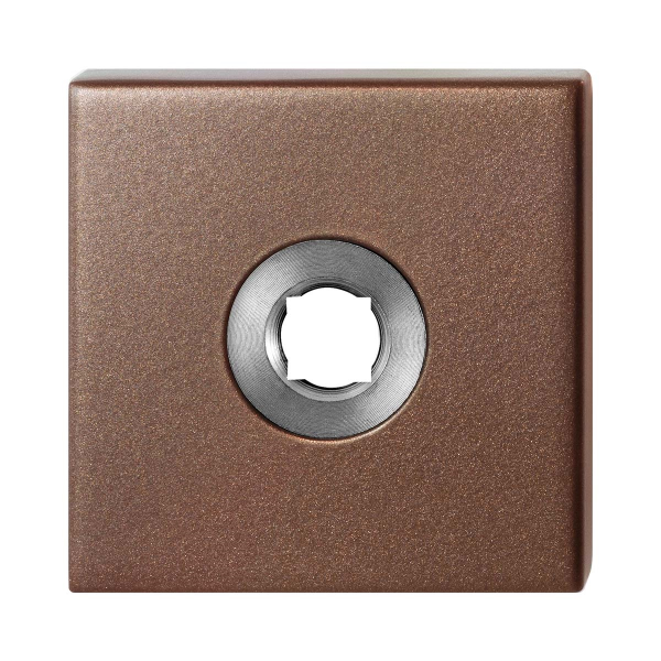 GPF1102R Bronze blend rozet 50x50x8mm