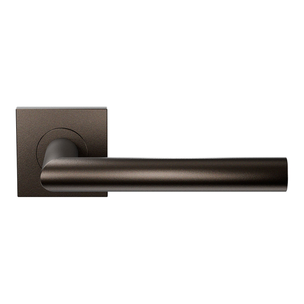 L-haaks model 19mm Deurkruk op Rozet Dark Blend