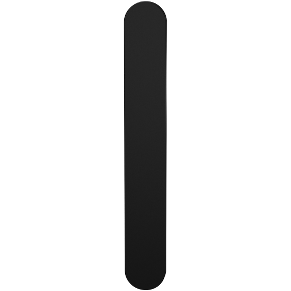GPF1270.61L/R langschild afg. PC55 zwart