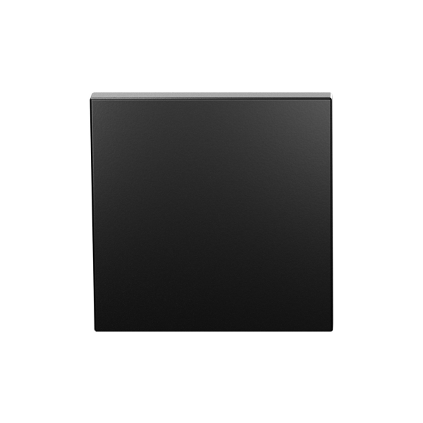 GPF199E Blinde Rozet 53x53x6,5 mm Zwart Egaal