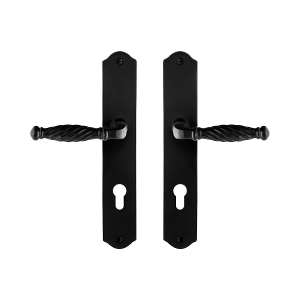 GPF6225.60 deurkruk op schild 238x41x4mm