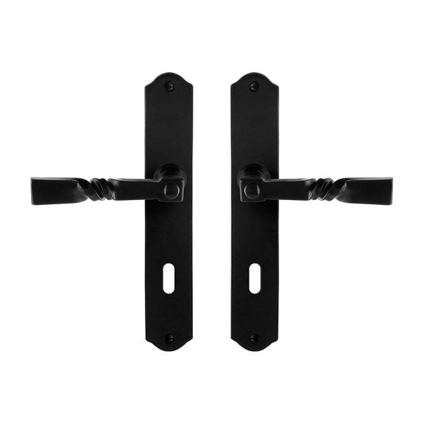 GPF6245.60 deurkruk op schild 238x41x4mm