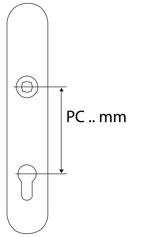 Slotsparing profielcilinder opmeten