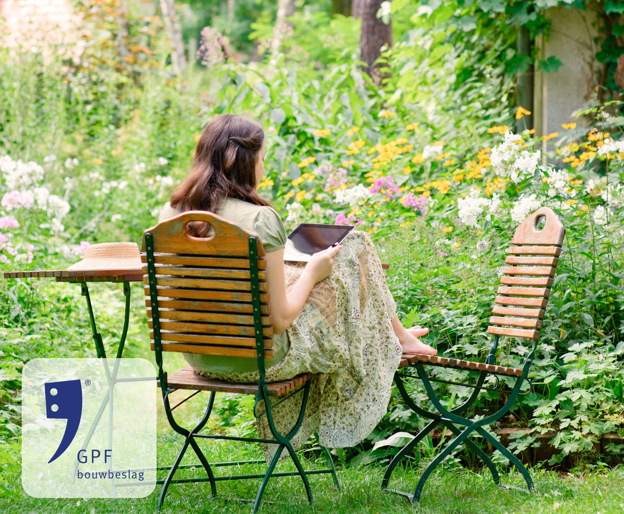 GPF smeedijzer sfeerafbeelding in de tuin